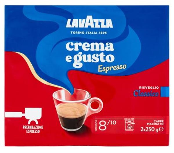 CAFFE LAVAZZA CREMA E GUSTO FORTE 2X250 GR